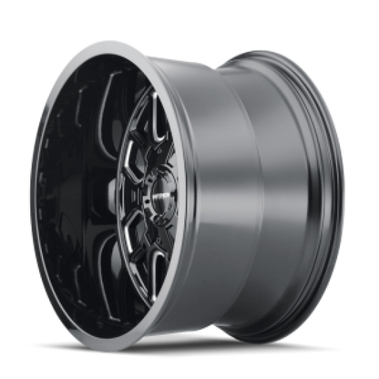Mayhem 8107 Cogent 18x9 / 8x165.1 BP / 0mm Offset / 130.8mm Hub Gloss Black Milled Wheel