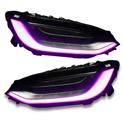 ORACLE Lighting 16-21 Tesla Model X Dynamic ColorSHIFT Headlight & Fog Light DRL Kit