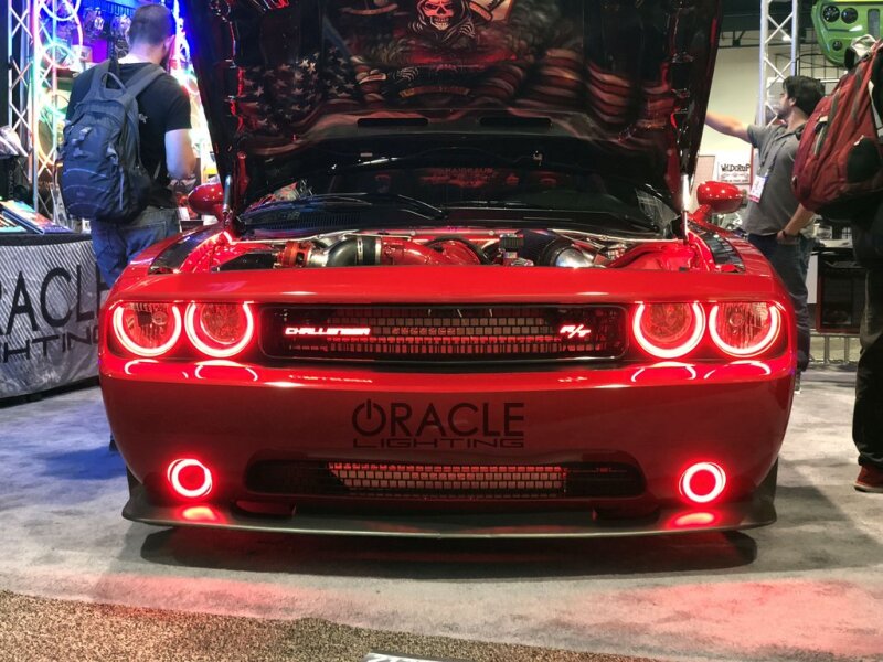 Oracle Dodge Challenger 08-14 LED Waterproof Halo Kit - ColorSHIFT w/ BC1 Controller