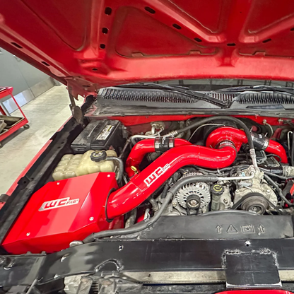 Wehrli 01-04 GM Duramax LB7 S400 Single Turbo Install Kit - Candy Red
