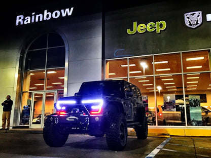 Oracle VECTOR Series Full LED Grille - Jeep Wrangler JK - NA