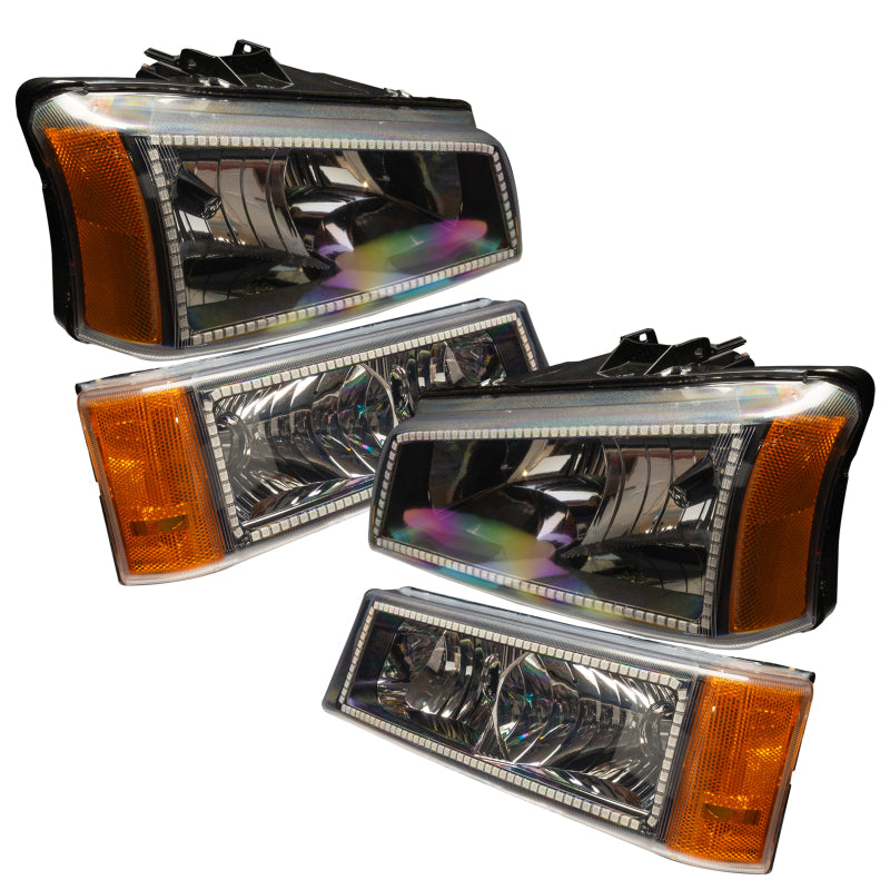 Oracle 03-06 Chevy Silverado Pre-Assembled Headlights w/Parking Lights- w/ BC1 Controller