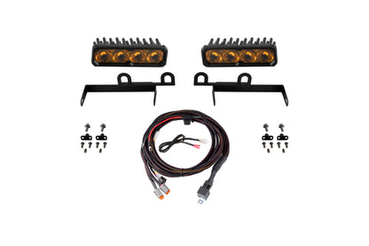 Diode Dynamics 2013-2018 Ram 1500 Ram SportExpress SS6 Pro LED Kit Yellow Driving 3000K