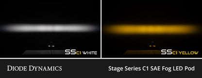 Diode Dynamics SSC1 Type G4M LED Fog Light Kit White SAE Fog