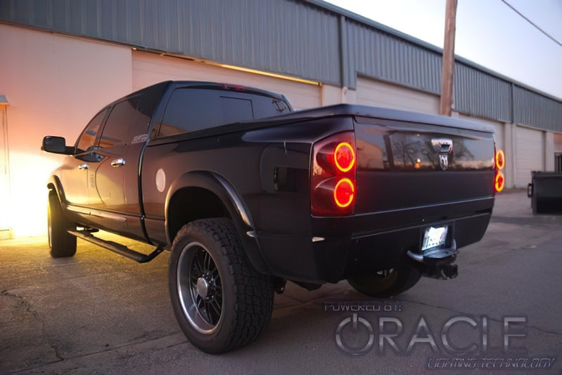 Oracle Dodge Ram 06-08 LED Tail Light Halo Kit - Red