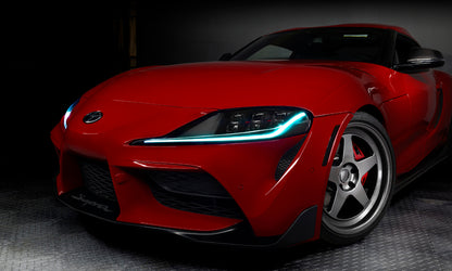 Oracle 20-21 Toyota Supra GR RGB+A Headlight DRL Upgrade Kit - ColorSHIFT 2