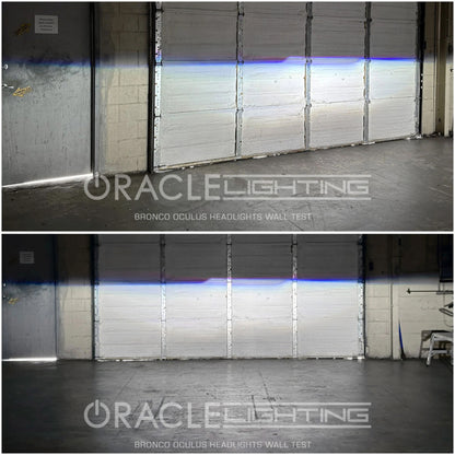 Oracle 2021+ Ford Bronco Oculus Bi-LED Projector Headlights w/ Heated Lenses
