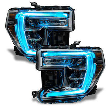 Oracle 19-21 GMC Sierra 1500 RGB+W Headlight DRL Kit - ColorSHIFT w/ Simple Controller
