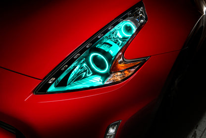 Oracle Nissan 370 Z 09-20 Dual Halo Kit - ColorSHIFT w/o Controller