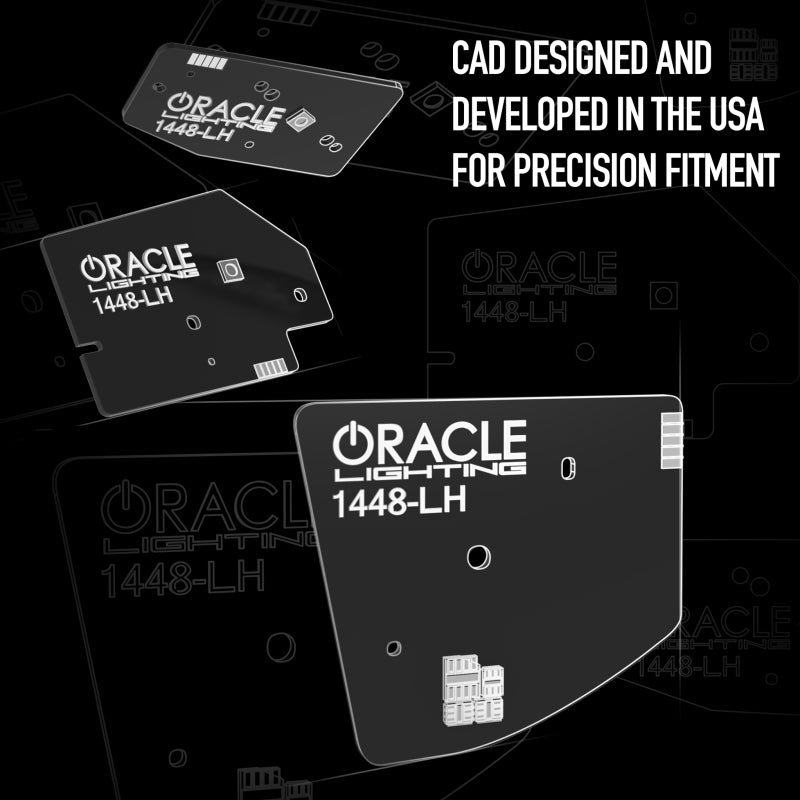 Oracle 19-21 RAM 1500 Projector LED Headlight DRL Kit - RGBW+A w/ RF Controller