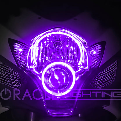 Oracle Suzuki GSX-R 1000 08-13 LED Motorcycle Halo Kit - ColorSHIFT