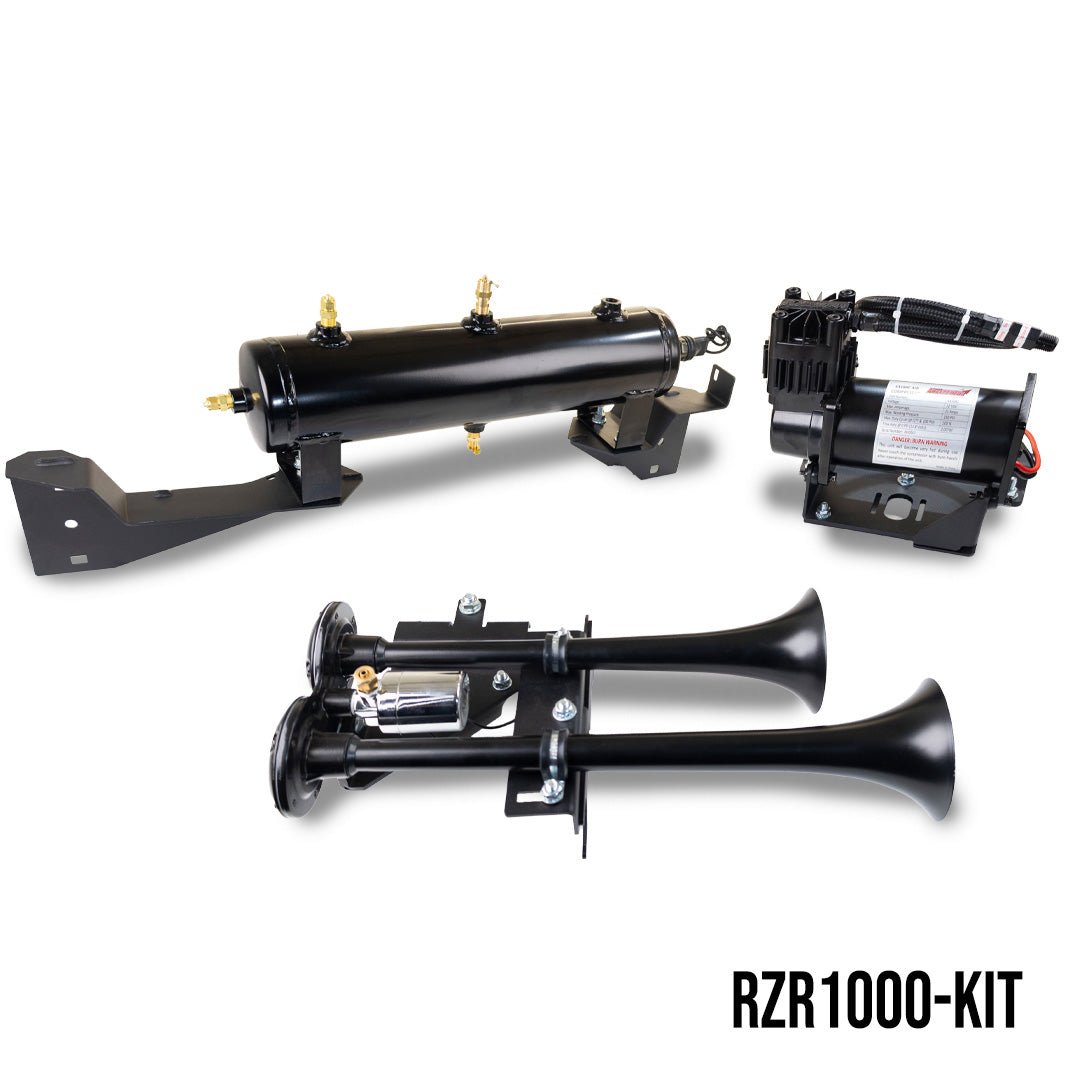 DIRECT FIT AIR HORN AND ONBOARD AIR SYSTEMS FOR 2014-2023 POLARIS RZR 1000
