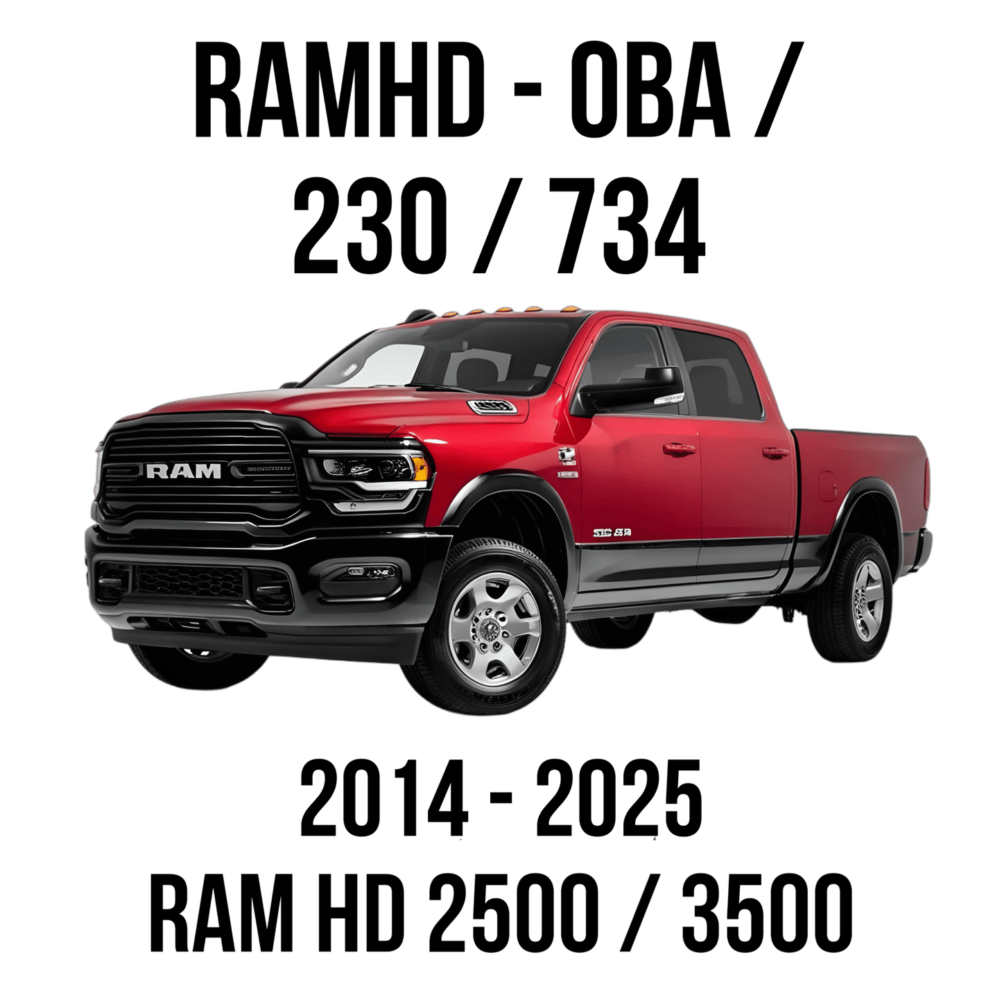 DIRECT FIT TRAIN HORN AND ONBOARD AIR SYSTEMS FOR 2014-2025 RAM HD 2500/3500