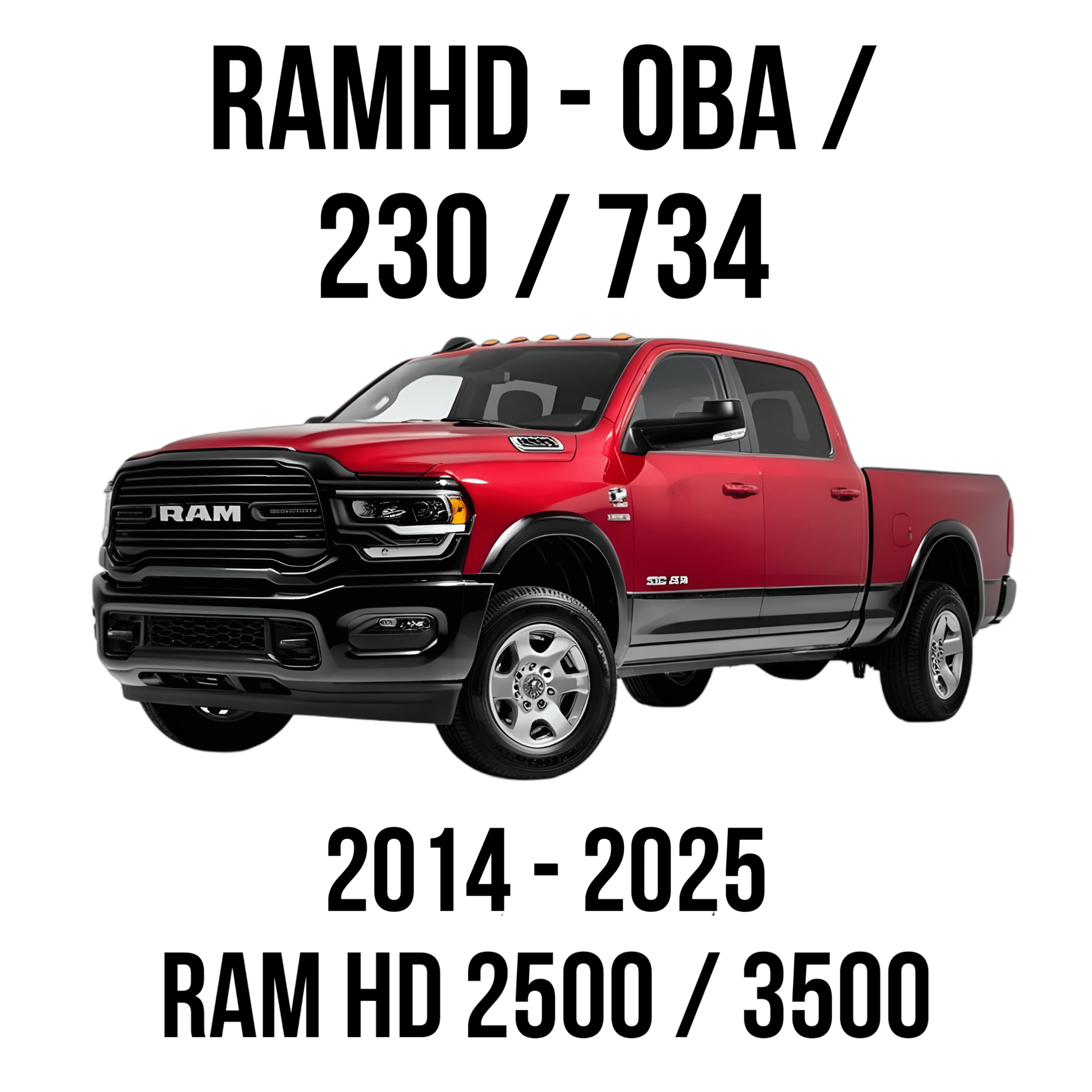 DIRECT FIT TRAIN HORN AND ONBOARD AIR SYSTEMS FOR 2014-2025 RAM HD 2500/3500