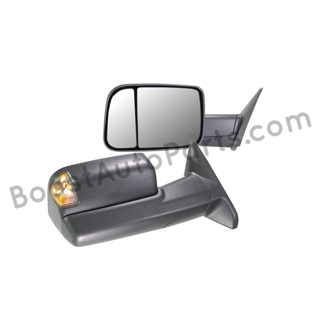 dodge ram mopar truck pickup 1500 2500 3500 2019 2020 tow towimirror mirrors chrome black smoked clearng trailer light led lights 4th gen cummins 