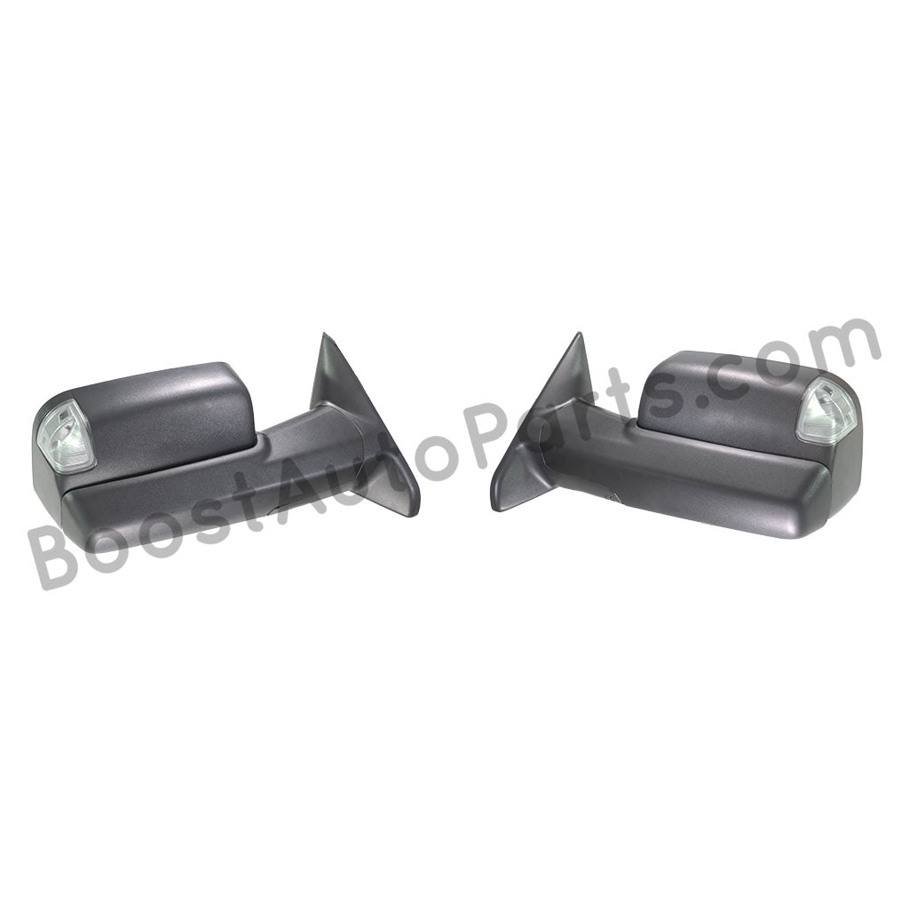 dodge ram mopar truck pickup 1500 2500 3500 2010 2011 2012 2013 2014 2105 2016 2017 2018 tow towing trailer light led lights 4th gen cummins mirror mirrors chrome black smoked clear
