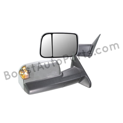 dodge ram mopar truck pickup 1500 2500 3500 2009 2010 2011 2012 2013 2014 2105 2016 2017 2018 tow towing trailer light led lights 4th gen cummins mirror mirrors chrome black smoked clear