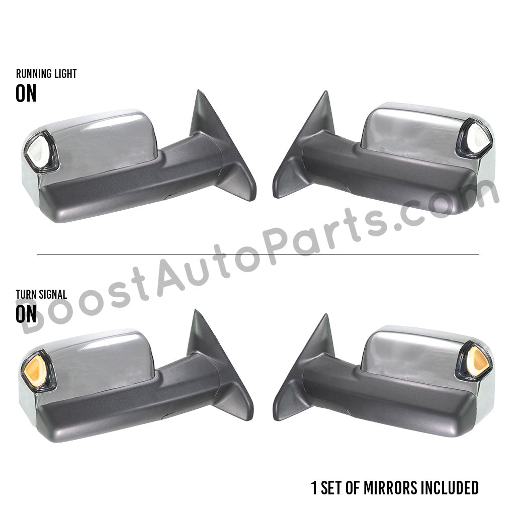 Dodge Ram 1500 Tow Mirrors (2009-2018)