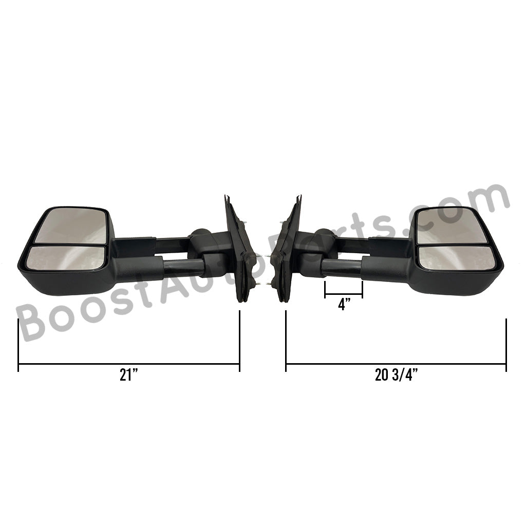GM Style Dodge Ram 1500 Tow Mirrors (2009-2018) - Style 1