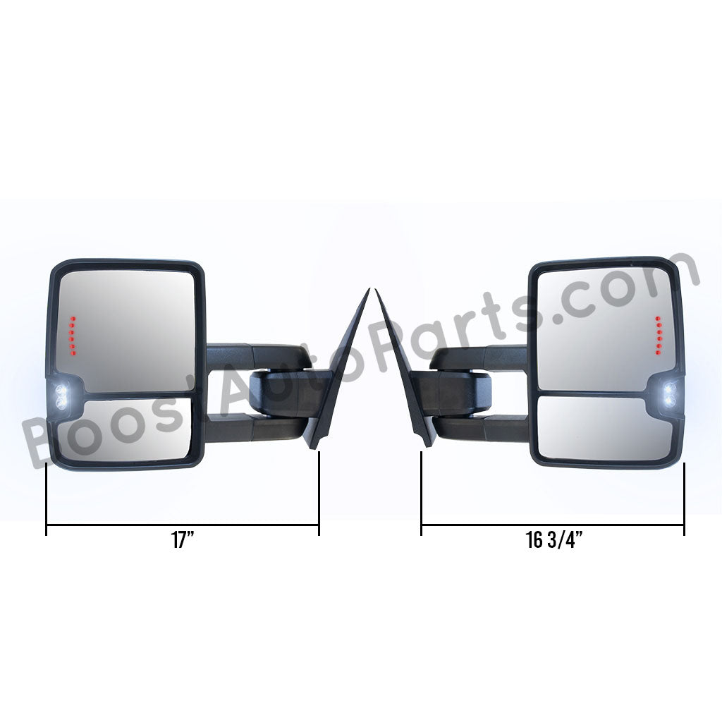 GM Style Dodge Ram 1500 Tow Mirrors (2019-2024) - Style 2
