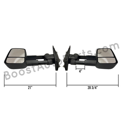 GM Style Dodge Ram 2500/3500 Tow Mirrors (2010-2018) - Style 1