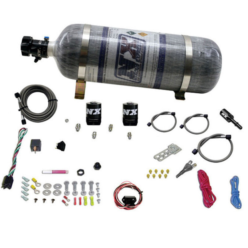 Nitrous Express Dodge Hemi/SRT8 Single Nozzle Fly By Wire Nitrous Kit (35-150HP) w/Composite Bottle
