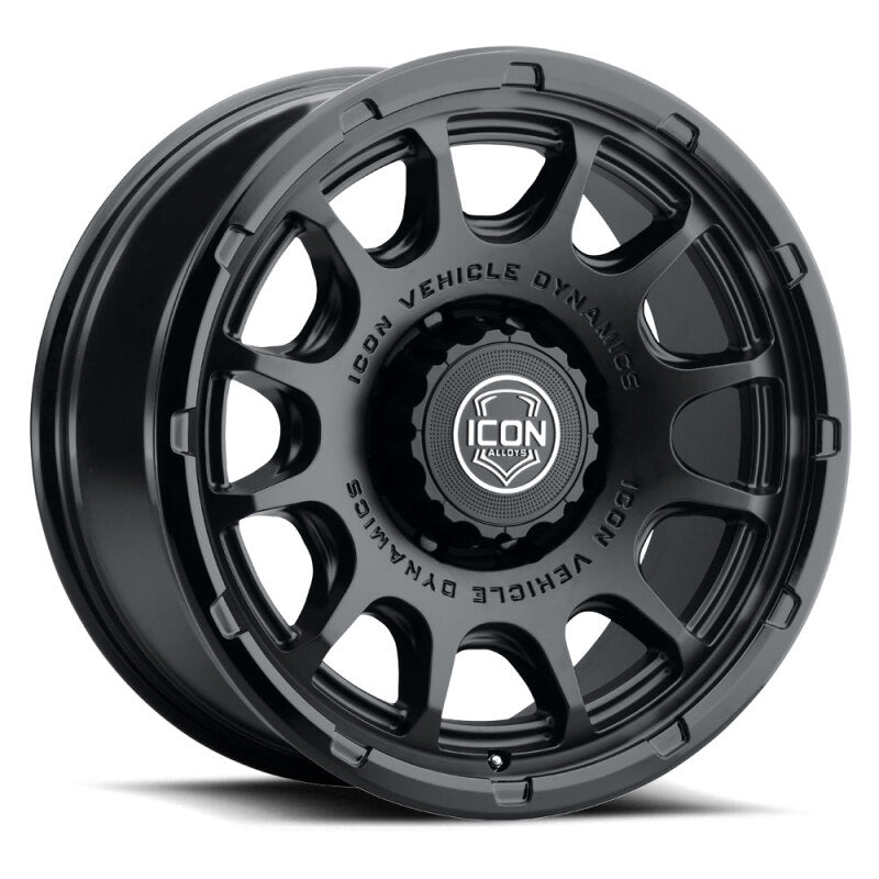 ICON Alloys Rancho 20x9 / 8x170 / 6mm / 5.25in BS DBL Black Wheel