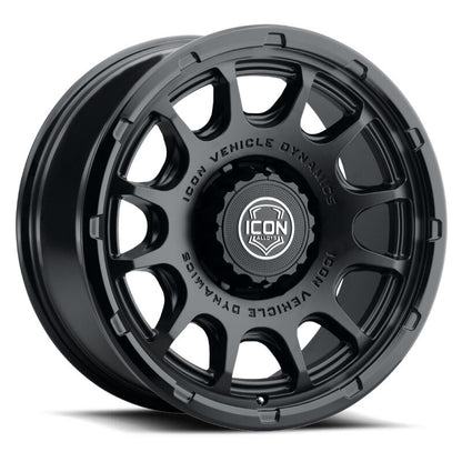 ICON Alloys Rancho 20x9 / 8x180 / 12mm / 5.5in BS DBL Black Wheel