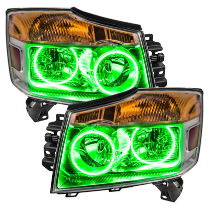Oracle Nissan Armada 08-15 Halo Kit - ColorSHIFT w/ Simple Controller