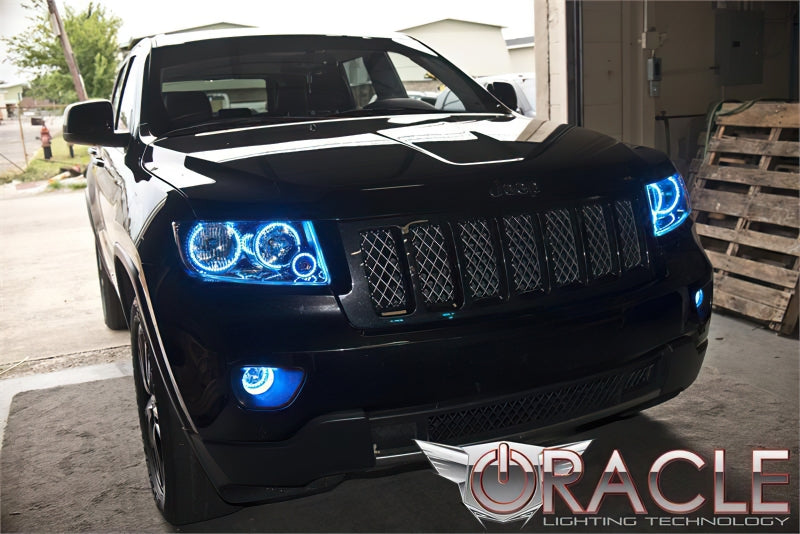 Oracle Jeep Grand Cherokee 11-13 Halo Kit - ColorSHIFT w/o Controller