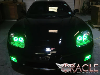Oracle Chevrolet Corvette C6 05-13 LED Fog Halo Kit - White