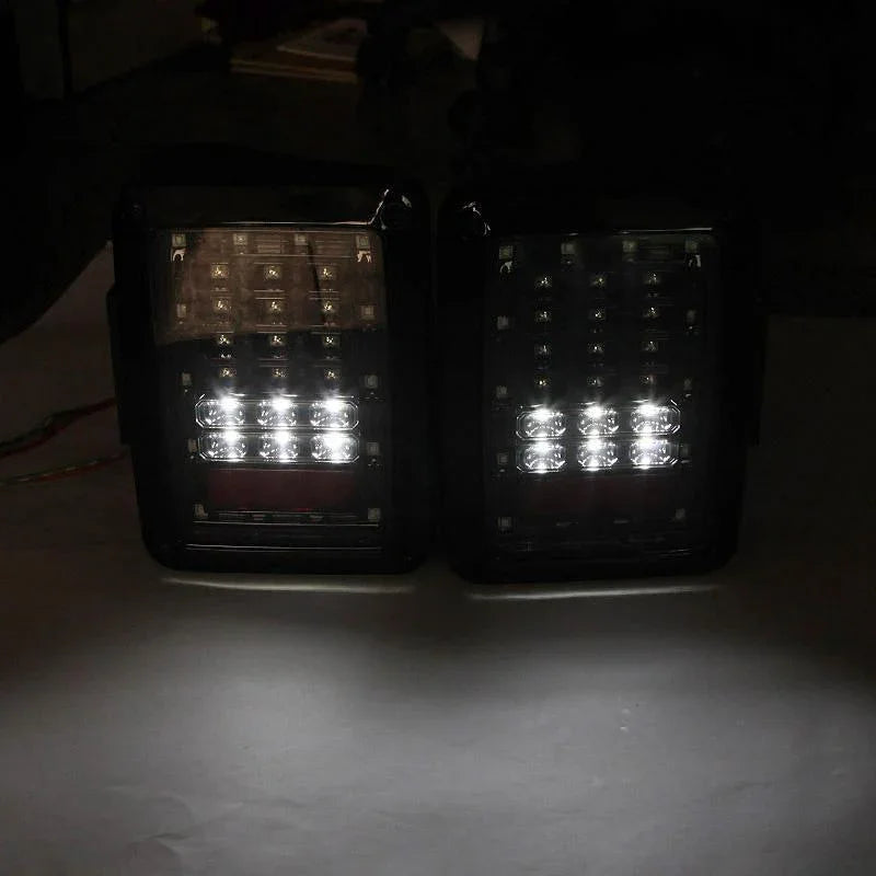LED Tail Lights Rear Brake Turn Signal Reverse Lamp for Jeep Wrangler JK 2007-2017(American Version)