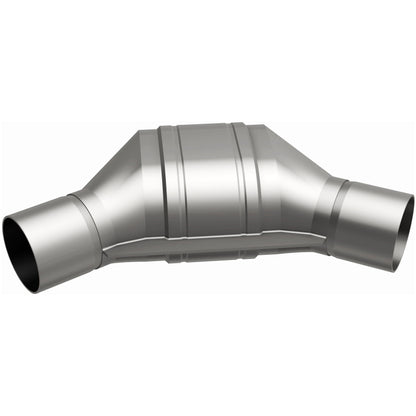 MagnaFlow Universal Catalytic Converter 2.25 Angled In/Out Front CA