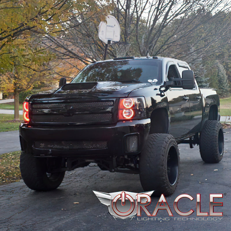 Oracle Chevy Silverado 07-13 Halo Kit Round Style - ColorSHIFT w/o Controller
