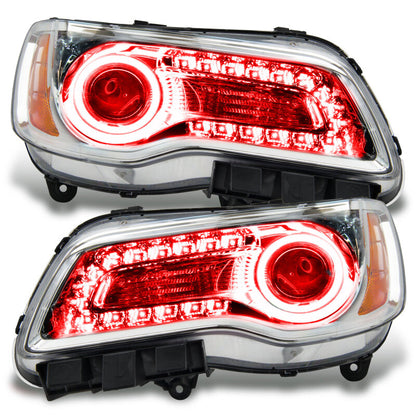 Oracle 11-14 Chrysler 300C SMD HL - Chrome - NON HID - DRL - w/o Controller