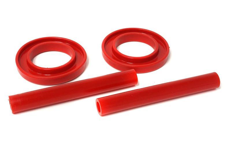 Energy Suspension 96-00 Honda Civic/CRX / 99-00 Honda Civic Si Black Front Coil Spring Isolator Set