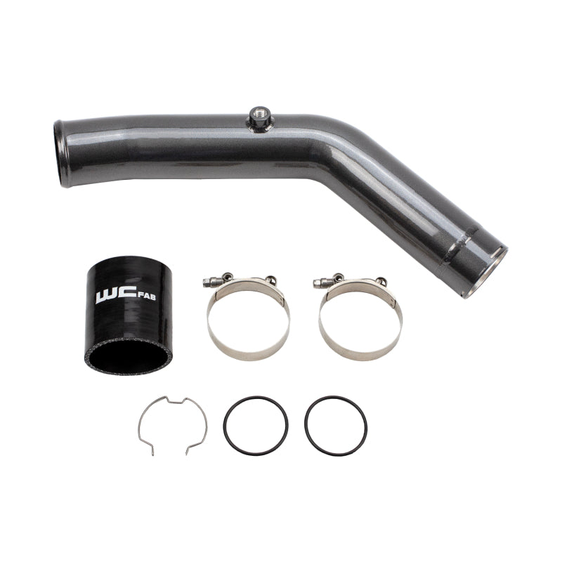 Wehrli 23-24 Ford 6.7L HO Power Stroke 3in Hot Side Intercooler Pipe - Candy Red