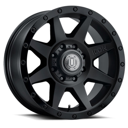 ICON Rebound HD 18x9 / 8x6.5 / 12mm / 5.5in BS Double Black Wheel