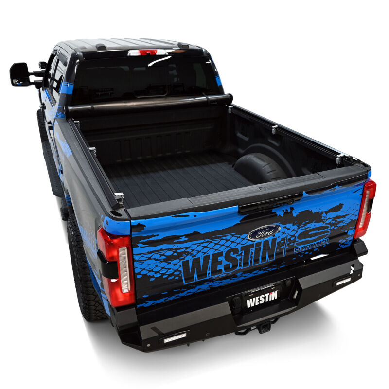 Westin 17-24 Ford F-250/350 Super Duty 6.75ft. Bed Soft Roll Tonneau Cover - Black