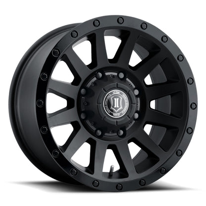 ICON Compression HD 18x9 8x170 5.25in BS 125mm Bore DBL Black Wheel