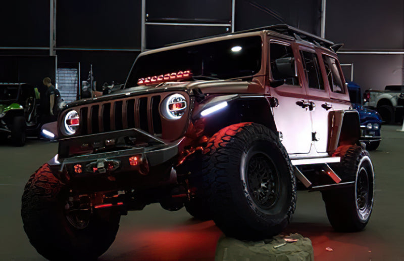 Oracle Jeep Wrangler JL/Gladiator JT Projector Illumination Kit - w/o Controller