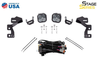 Diode Dynamics 2021 Ford Bronco SS3 LED Ditch Light Kit Sport White Combo