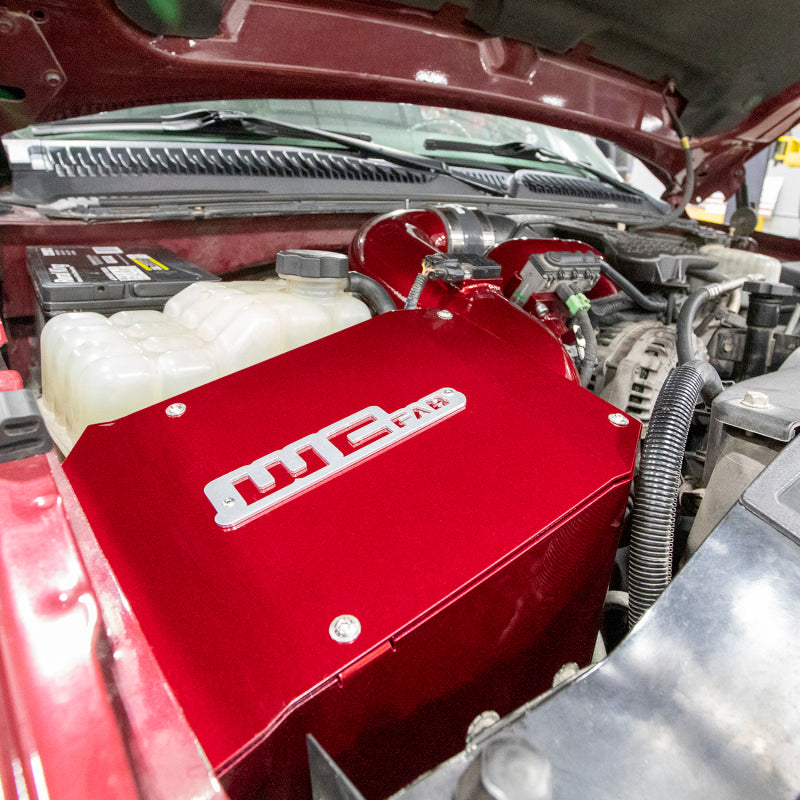Wehrli 06-07 Duramax LBZ 4in. Intake Kit w/ Air Box - Red