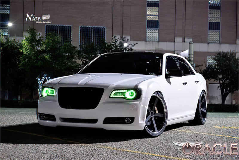 Oracle 11-19 Chrysler 300C DRL Upgrade w/ Halo Kit - ColorSHIFT w/o Controller
