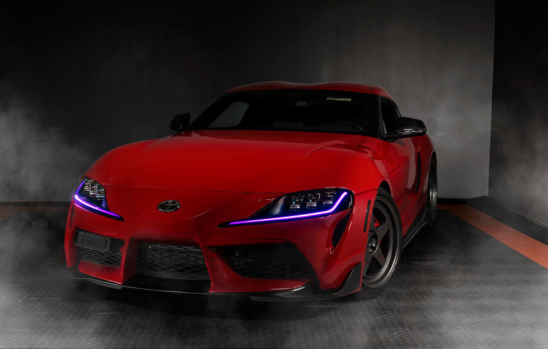 Oracle 20-21 Toyota Supra GR RGB+A Headlight DRL Kit - ColorSHIFT w/ Simple Controller