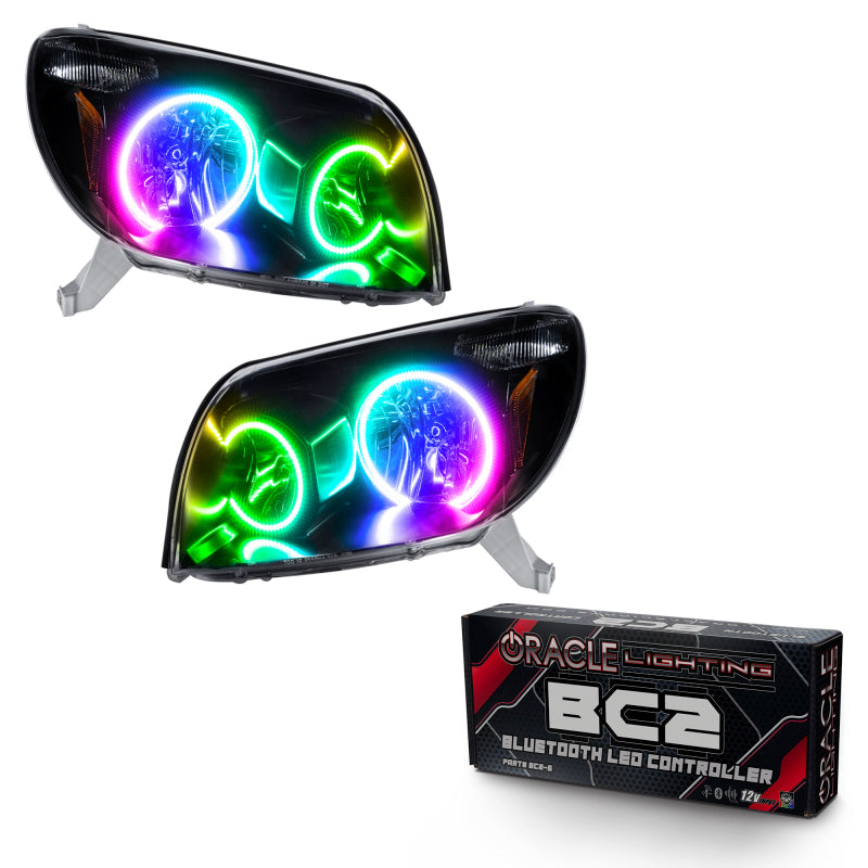 Oracle 03-05 Toyota 4-Runner SMD HL - Black - ColorSHIFT w/ BC1 Controller