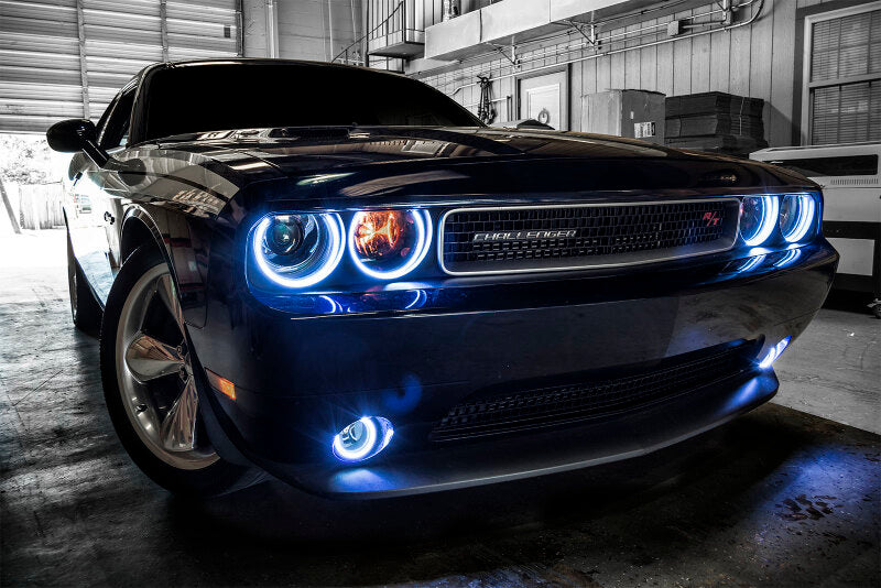 Oracle Dodge Challenger 08-14 LED Fog Halo Kit - UV/Purple