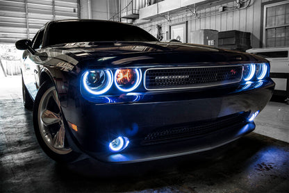 Oracle Dodge Challenger 08-14 LED Fog Halo Kit - UV/Purple