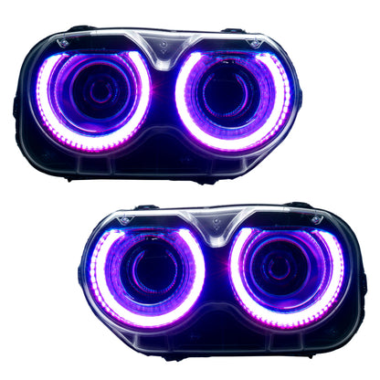 Oracle Dodge Challenger 15-21 Halo Kit - ColorSHIFT w/ BC1 Controller
