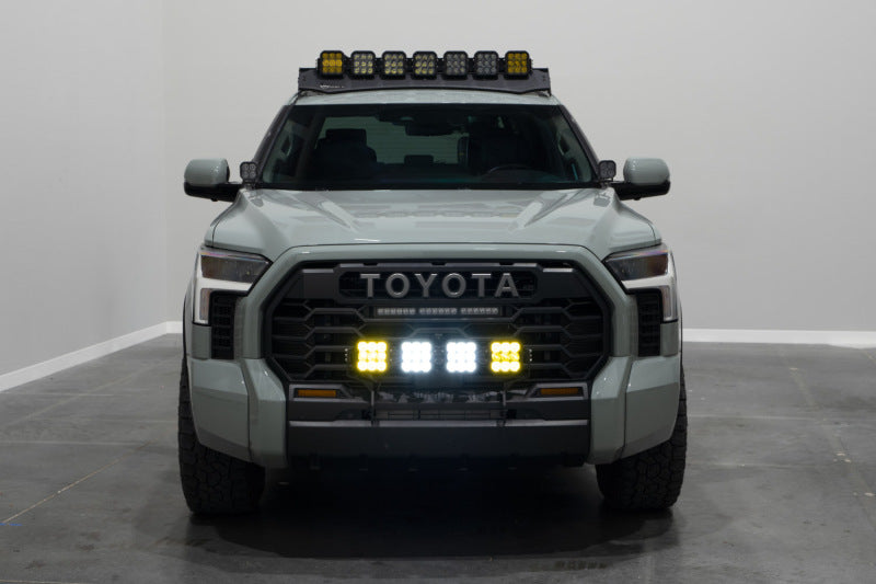Diode Dynamics 2022 Toyota Tundra SS5 Grille CrossLink Lightbar Kit - Sport Yellow Combo